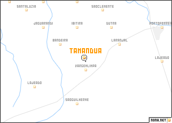 map of Tamanduá