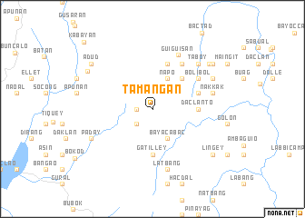 map of Tamangan