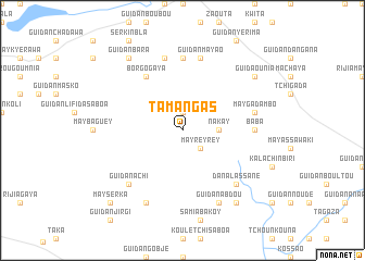 map of Tamangas