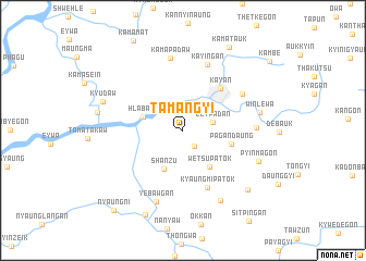 map of Tamangyi