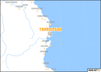 map of Tamanindah