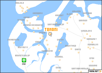 map of Tamani