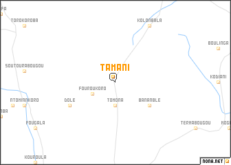 map of Tamani