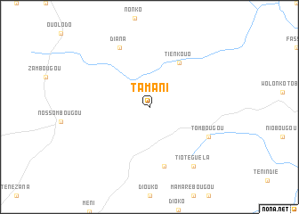 map of Tamani