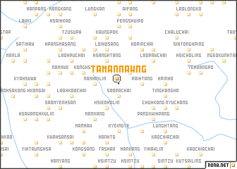 map of Ta Mān Nawng