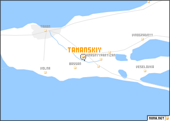 map of Tamanskiy