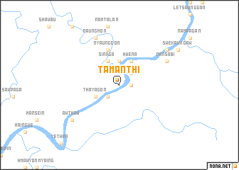 map of Tamanthi