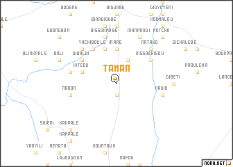map of Taman