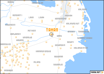 map of Taman