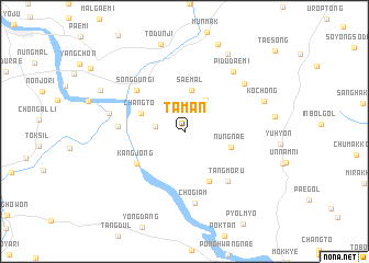 map of Taman