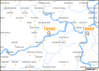 map of Taman