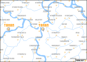 map of Taman