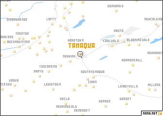 map of Tamaqua