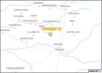 map of Tamaquito