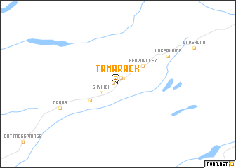map of Tamarack
