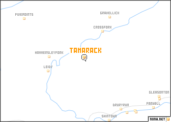 map of Tamarack