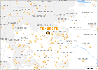 map of Tamarack