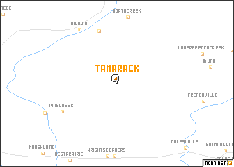 map of Tamarack