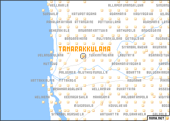 map of Tamarakkulama