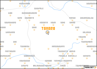 map of Tamara