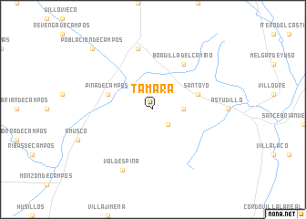 map of Támara