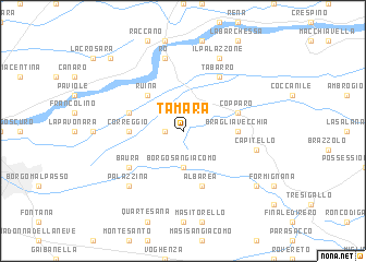 map of Tamara