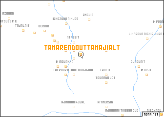 map of Tamarendout Tamajialt