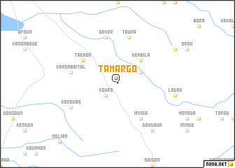 map of Tamargo
