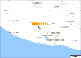 map of Tamariktsev