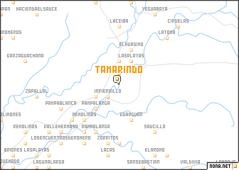 map of Tamarindo