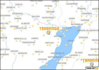 map of Tamarindo