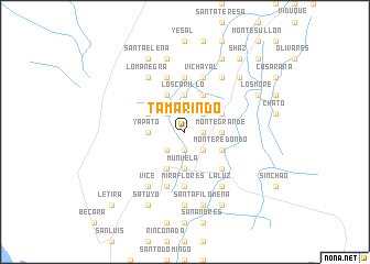 map of Tamarindo