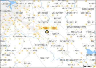 map of Tamarindo