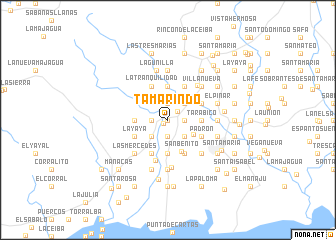 map of Tamarindo