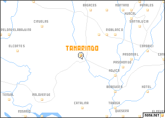 map of Tamarindo