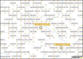 map of Tamarindo