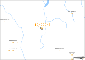 map of Tamarome