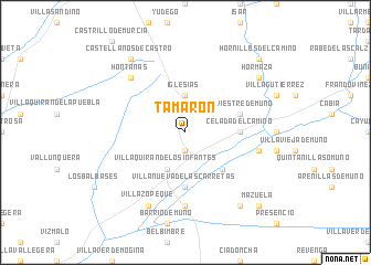 map of Tamarón