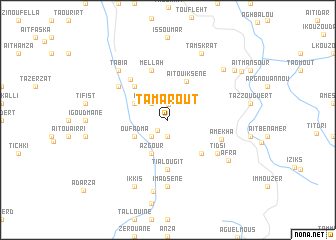 map of Tamarout