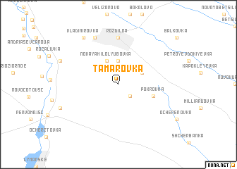 map of Tamarovka