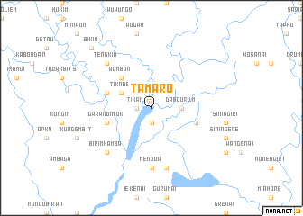 map of Tamaro