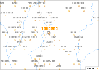 map of Tamarra