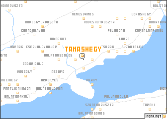 map of Tamáshegy