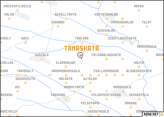 map of Tamáskáta