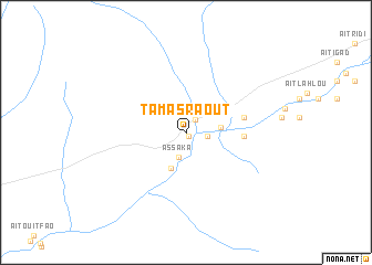 map of Tamasraout