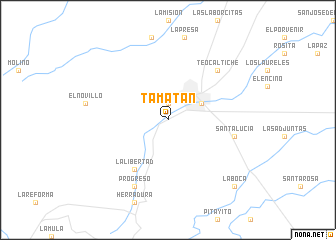 map of Tamatán