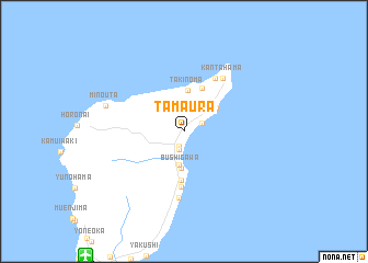 map of Tamaura