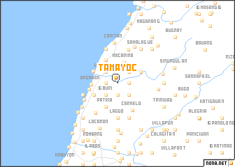 map of Tamayoc