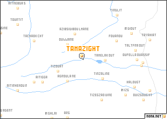 map of Tamazight