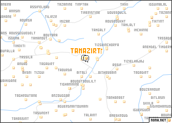 map of Tamazirt